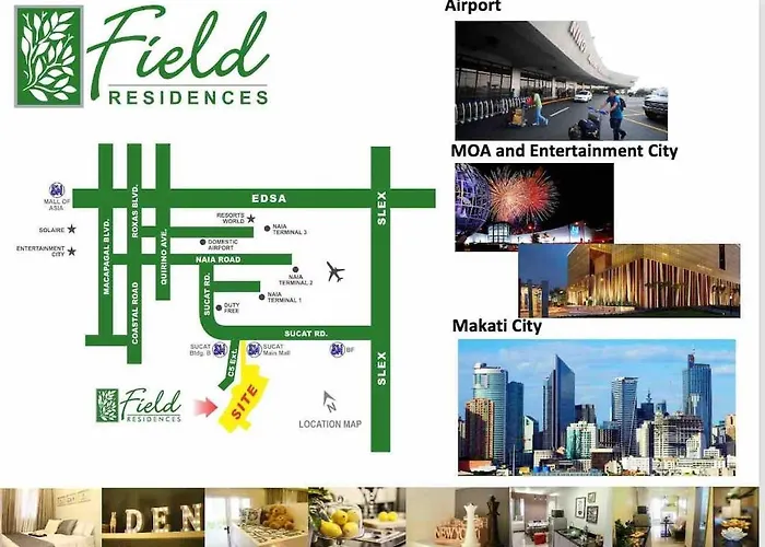 Staycation At Field Residences Near Airport *
